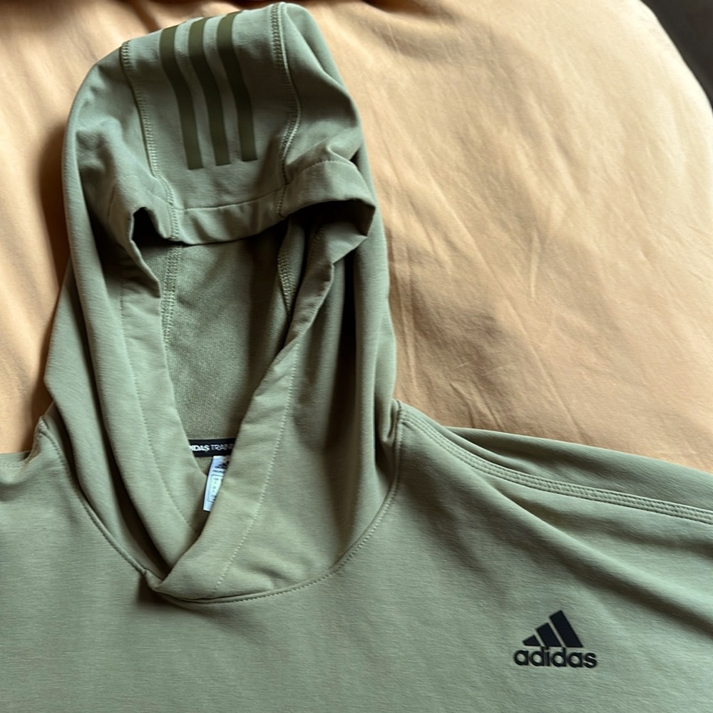 Adidas prime green training hoodie